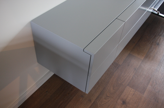 Media meubel zwevend speakerdoek